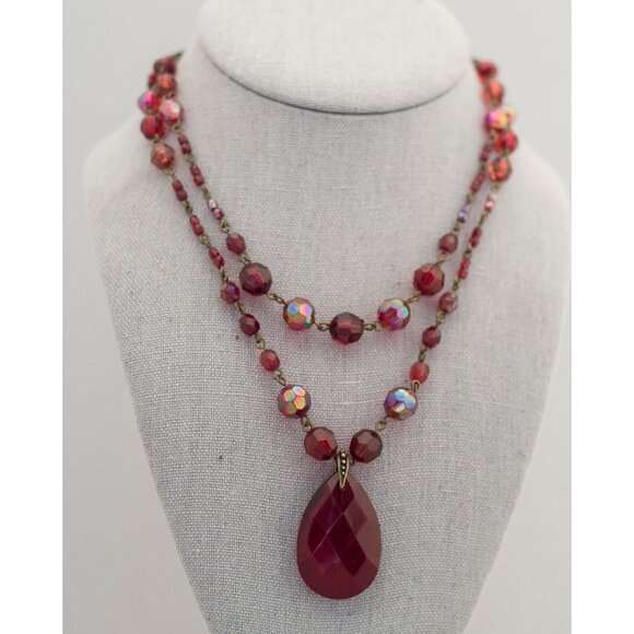 16.5", Multi-Strand Statement Boho Necklace, Hippie Necklace by Avon - CV1 - Picture 2 of 4